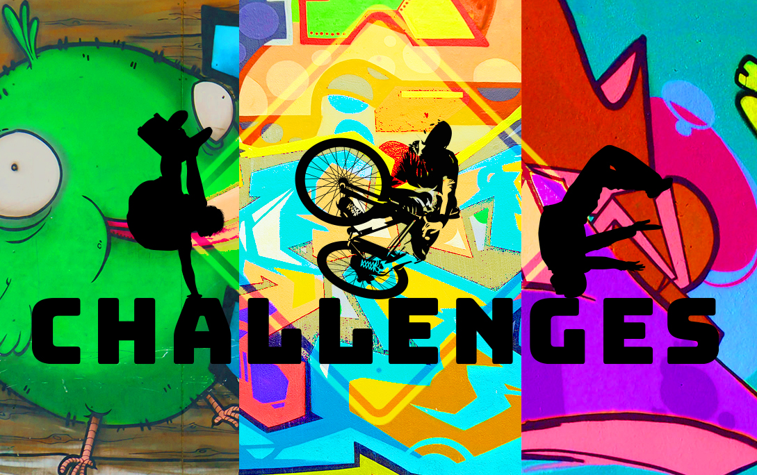 Challenges short: title poster