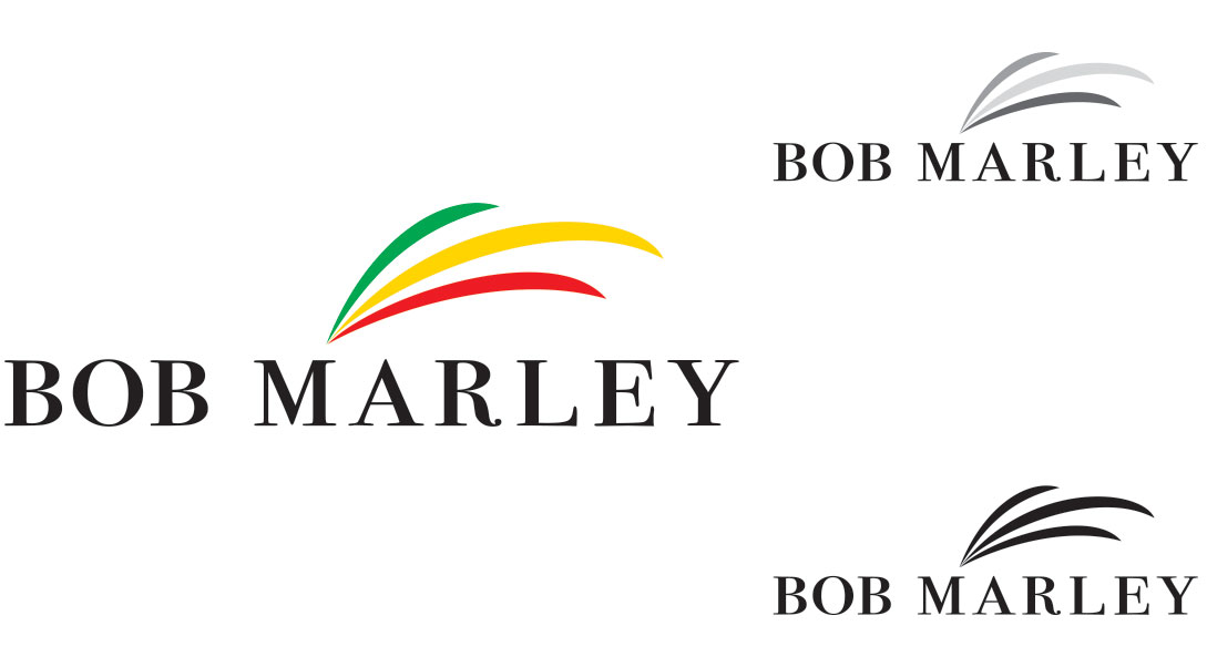 Bob Marley | One Journey home identity colorways
